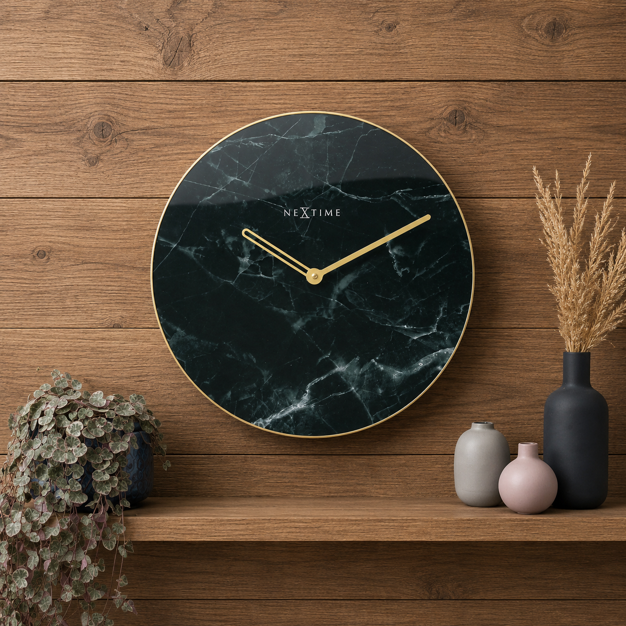 Wandklok 40 cm – Marmer Design