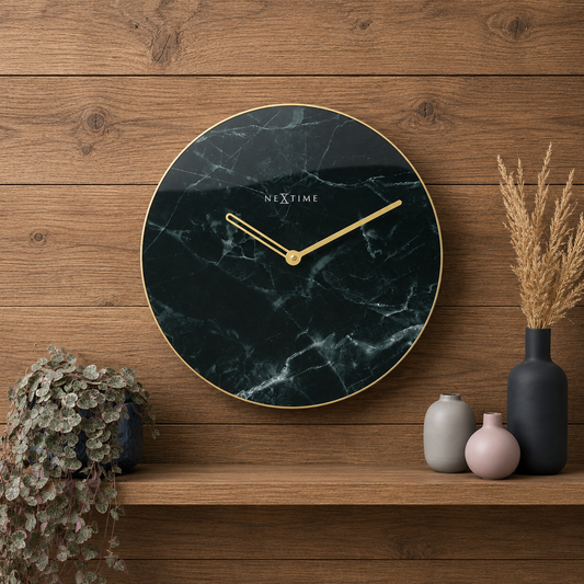 Wandklok 40 cm – Marmer Design