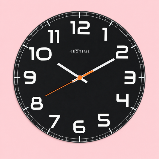 Wandklok 30 cm Glas – Moderne Design Klok