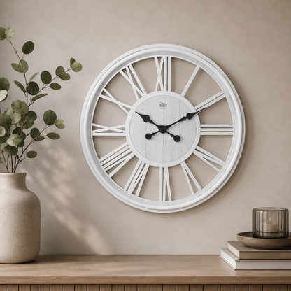 Wandklok 51 cm Kunststof – Grote Design Klok