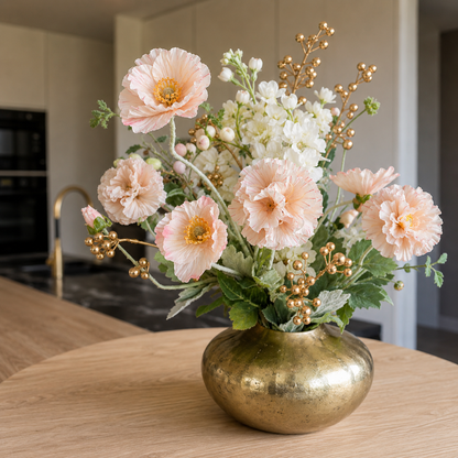 Zijdenboeket Silky Blush