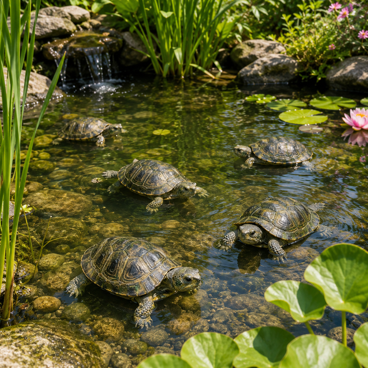 Schildpad Tuindecoratie Hars