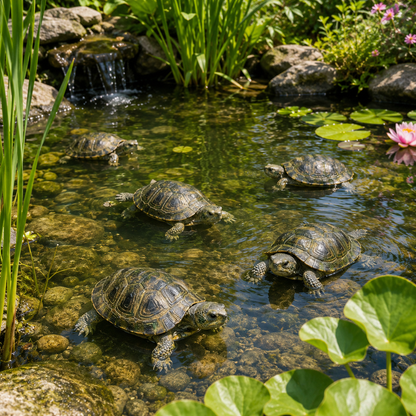 Schildpad Tuindecoratie Hars