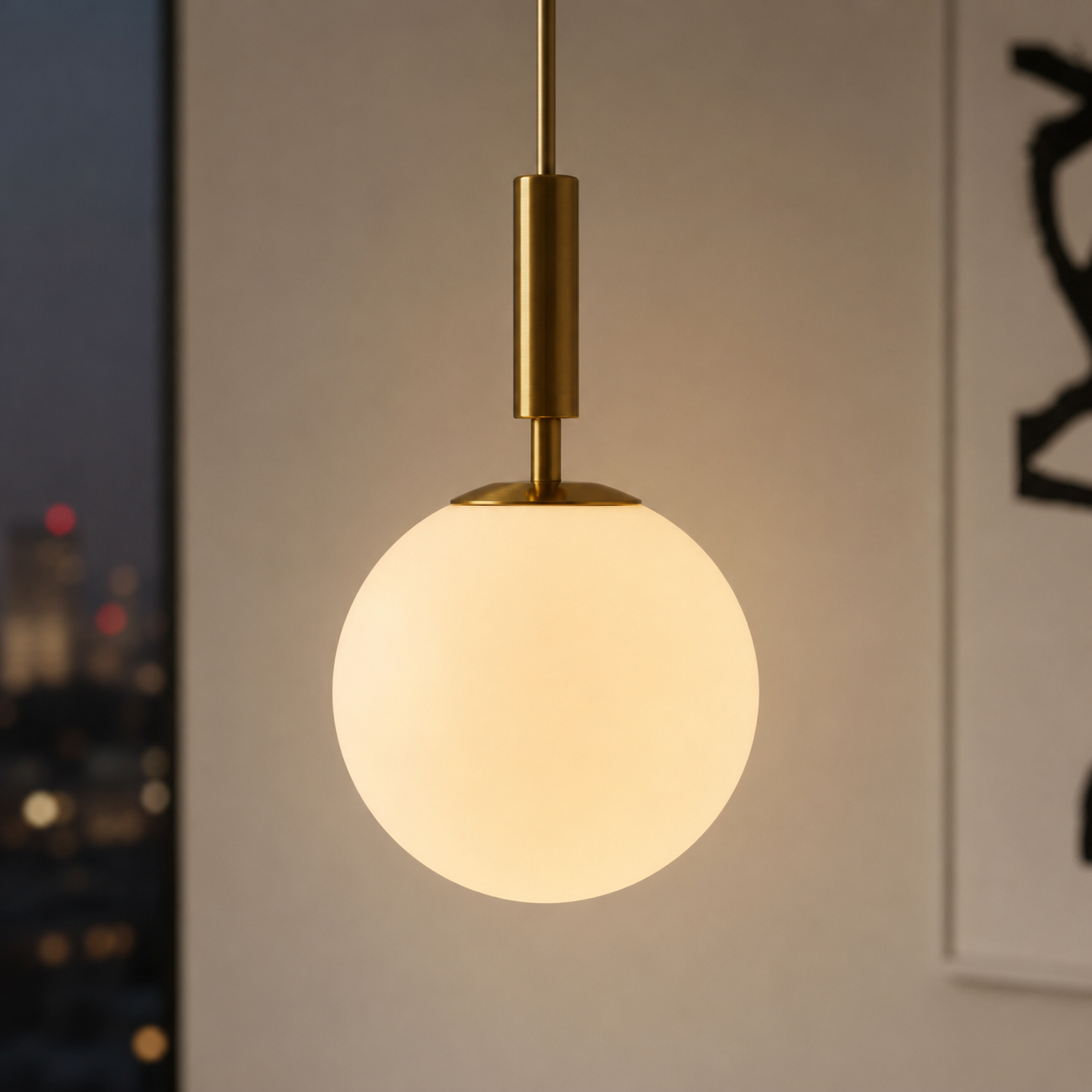 Scandinavische Hanglamp Goud Design Lamp