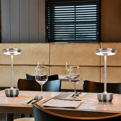 Draadloze LED Tafellamp Oplaadbaar Touch Sensor Nachtlamp Restaurant Hotel Sfeerverlichting Bureau Lamp