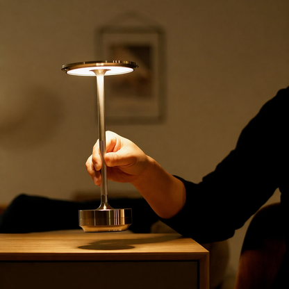 Draadloze LED Tafellamp Oplaadbaar Touch Sensor Nachtlamp Restaurant Hotel Sfeerverlichting Bureau Lamp