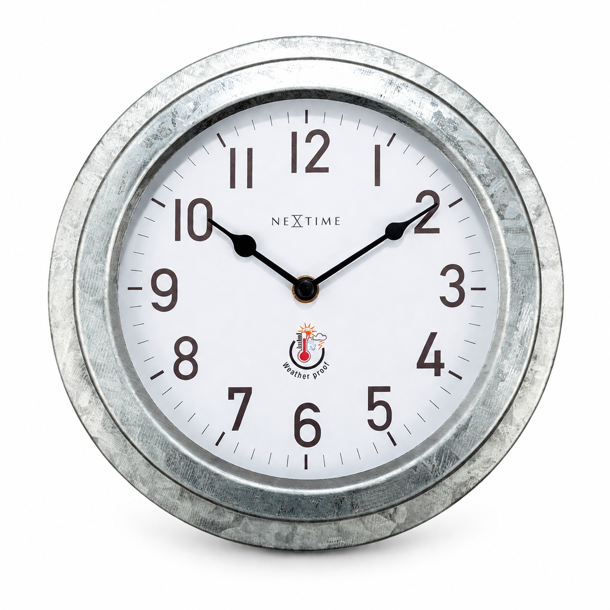 Buiten Wandklok 22 cm Weerbestendig