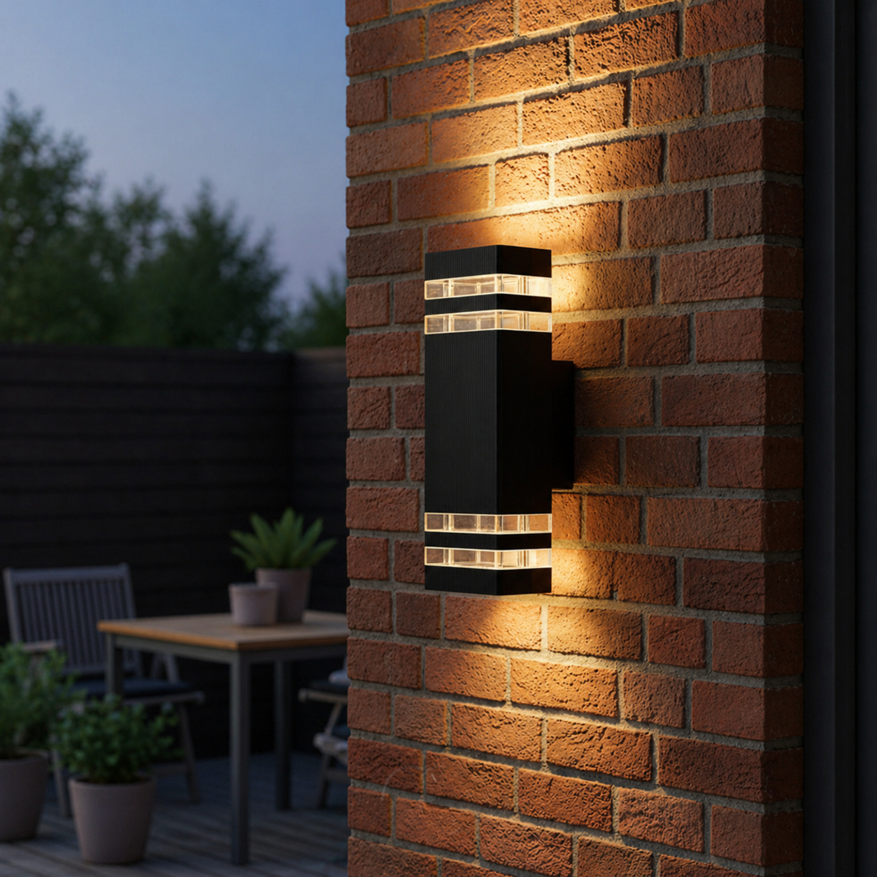 LED Buitenwandlamp Vierkant Wandlamp Buiten Waterdicht Gevelverlichting Tuinlamp