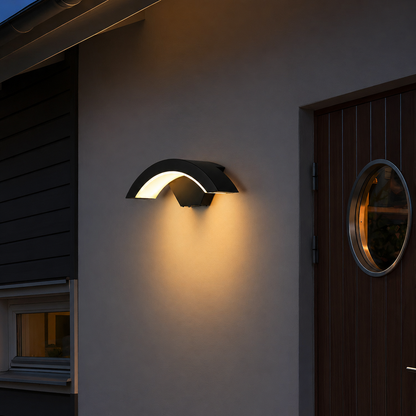 Buitenlamp Halve Boog Bewegingssensor LED Wandlamp Buitenverlichting Gevelverlichting Tuinlamp