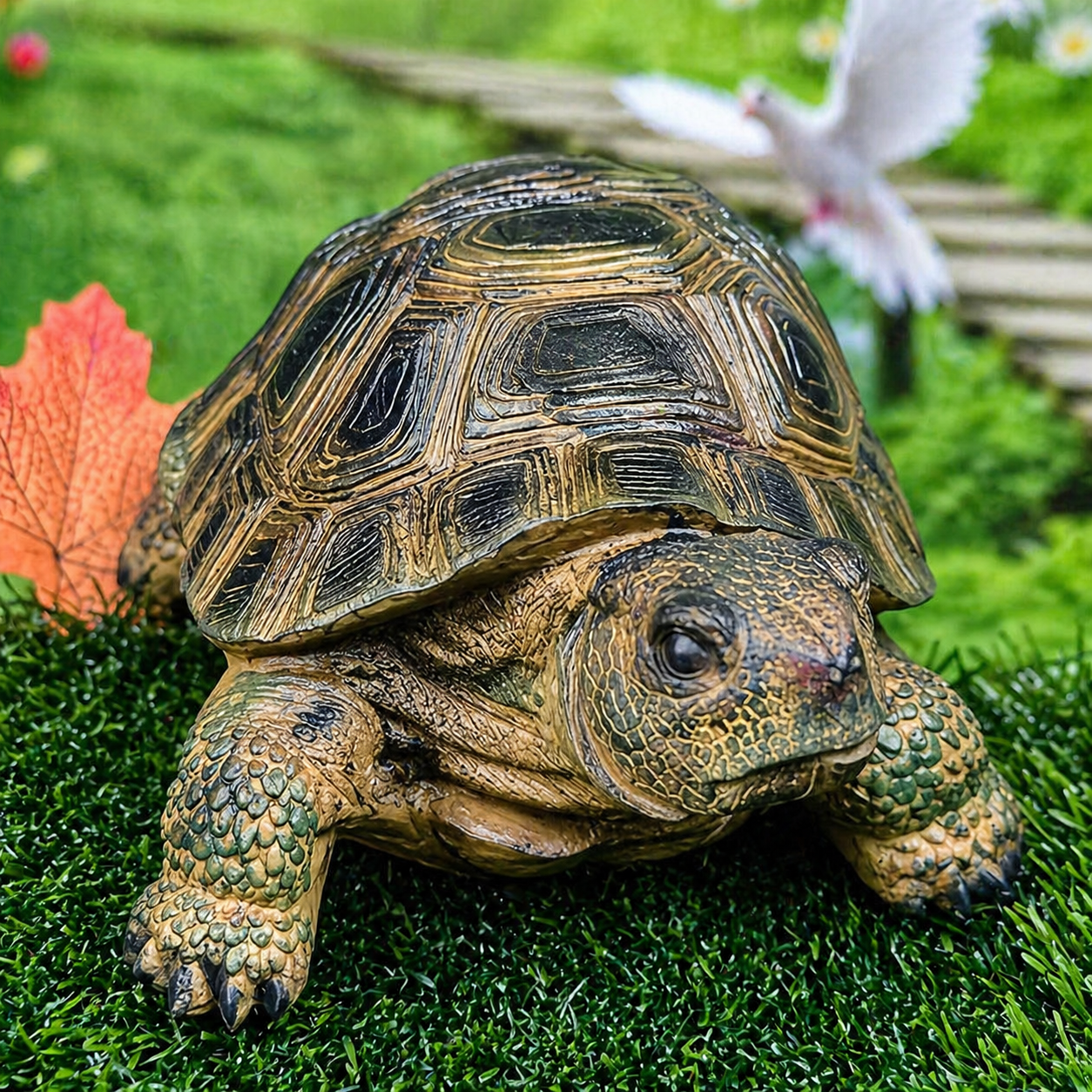 Schildpad Tuindecoratie Hars