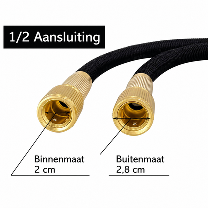 Flexibele Hogedruk Tuinslang met Spuitpistool