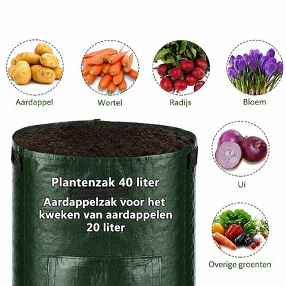 Aardappel Kweekzak Set – Voor Optimale Afwatering en Teelt