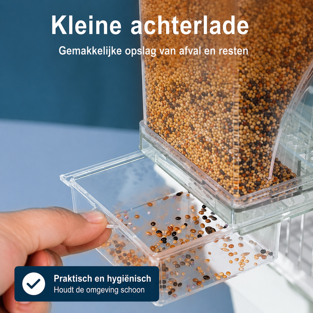 Automatische Vogelvoederbak – Druppel- en Spatwaterdicht voor Buiten