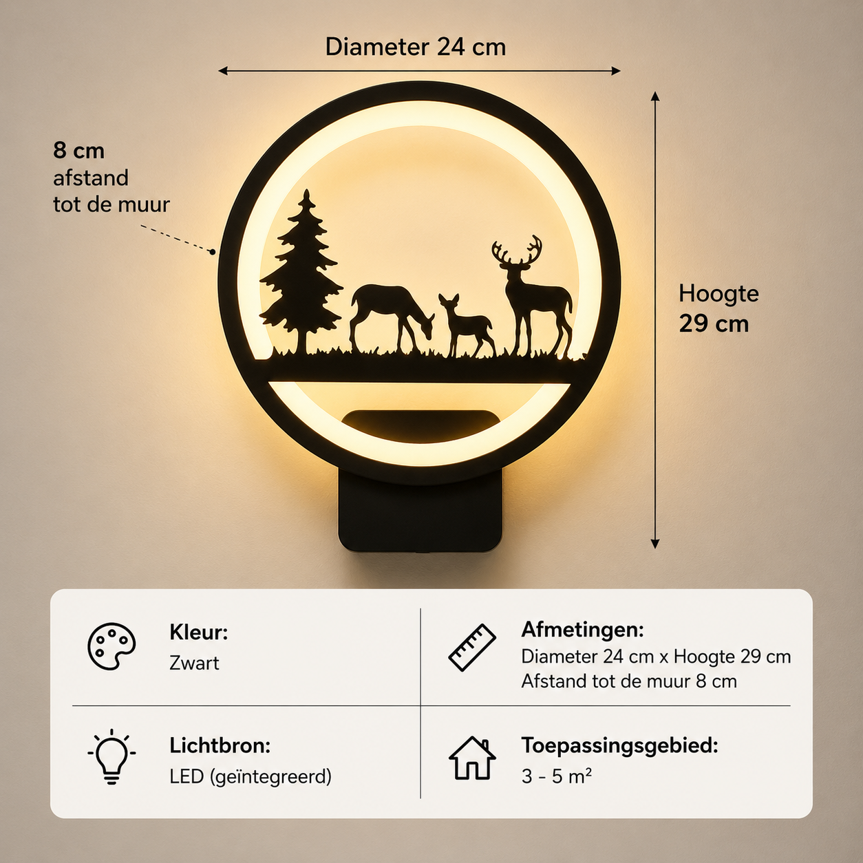 SplendorShine - Wandlamp Kroonluchter