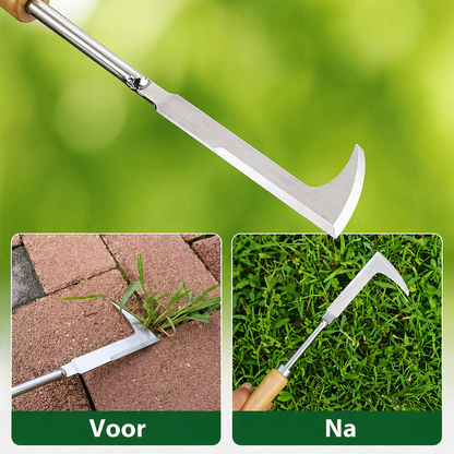 L-Vormige Onkruidsteker RVS