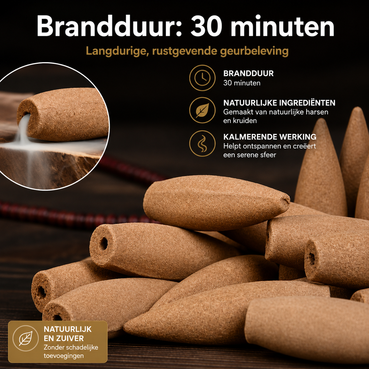 Backflow Wierook Kegels – Waterval Wierook Cones