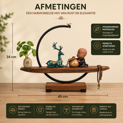 Boeddha Hert Backflow Wierookhouder