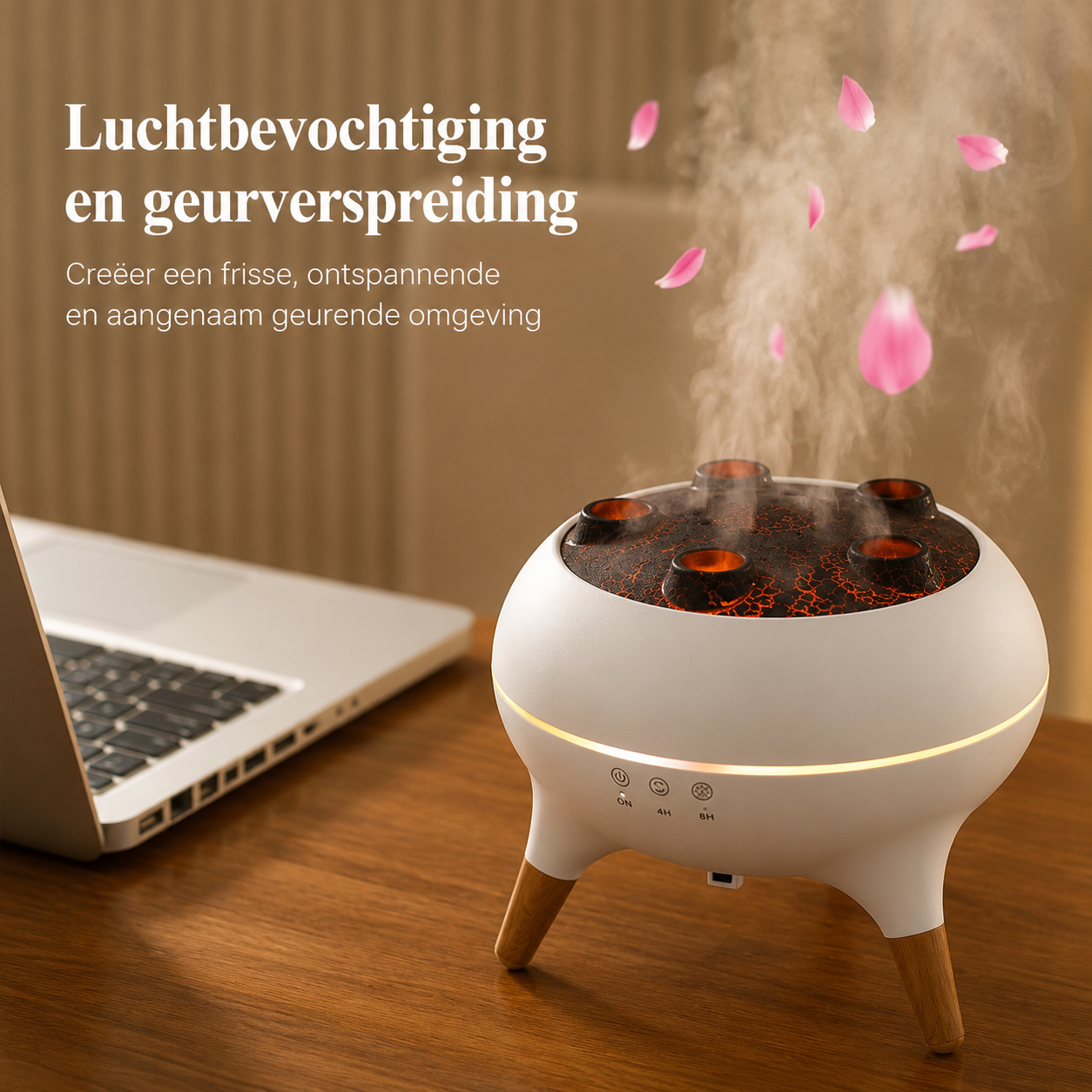 Kwallen aroma diffuser – luchtbevochtiger.