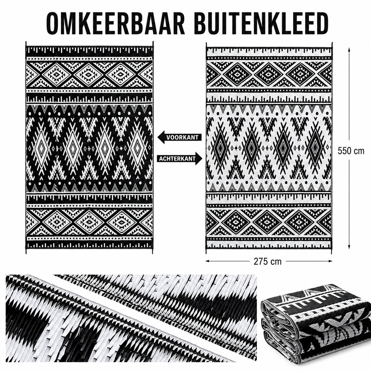 Buiten vloerkleed waterdicht