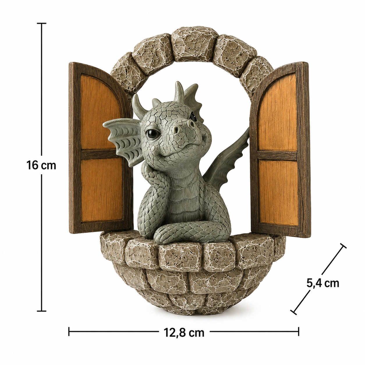 Handgemaakte Draak Decoratie – Fantasy Beeld