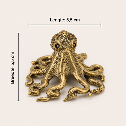 Messing Octopus Beeld