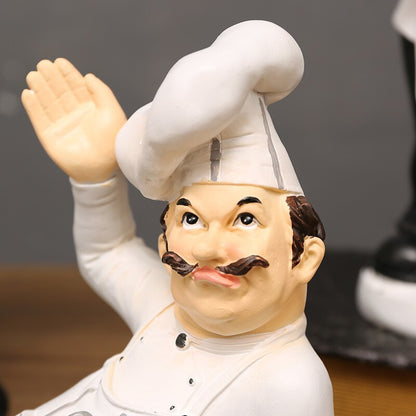 Chef Beeld Resin Sculptuur Nordic Figuur Decoratie Design Ornament