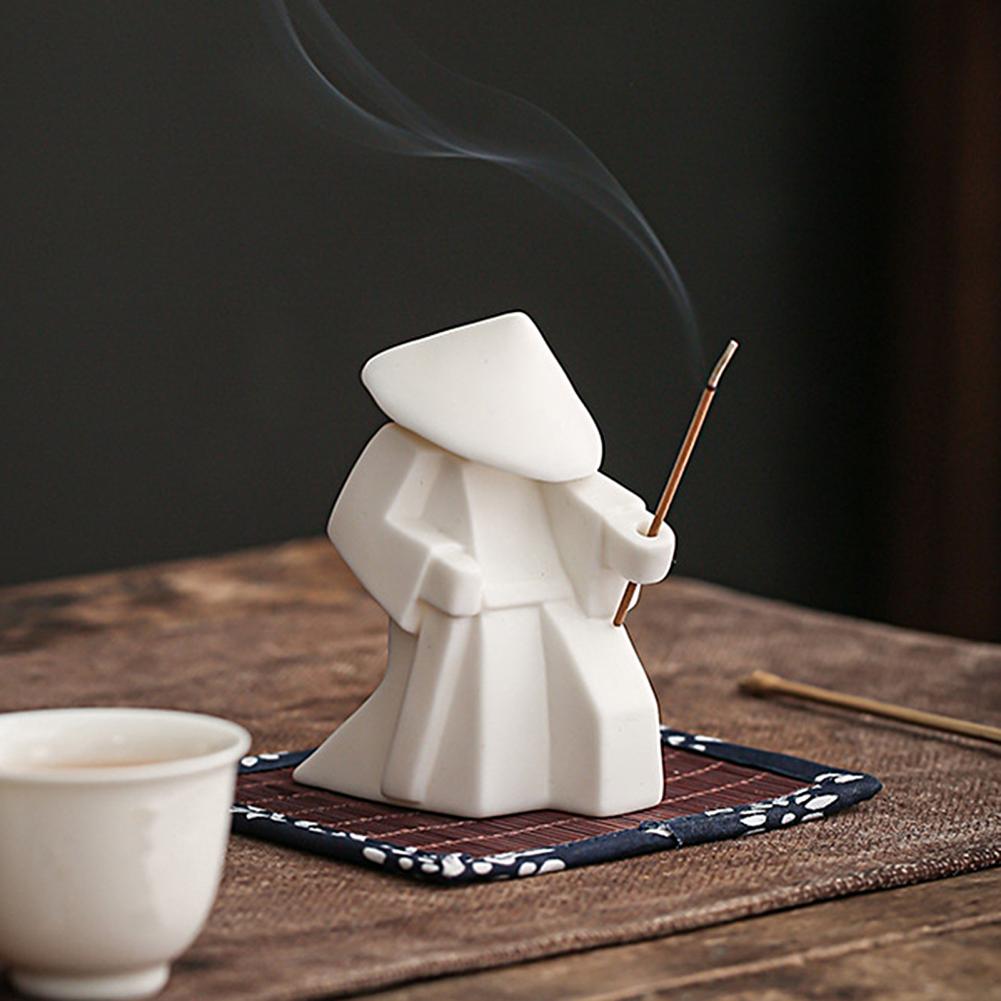 Keramische Samurai Wierookhouder