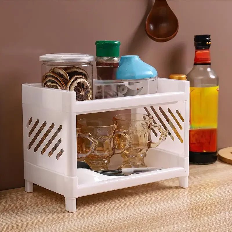 Dubbel opbergrek – keuken organizer