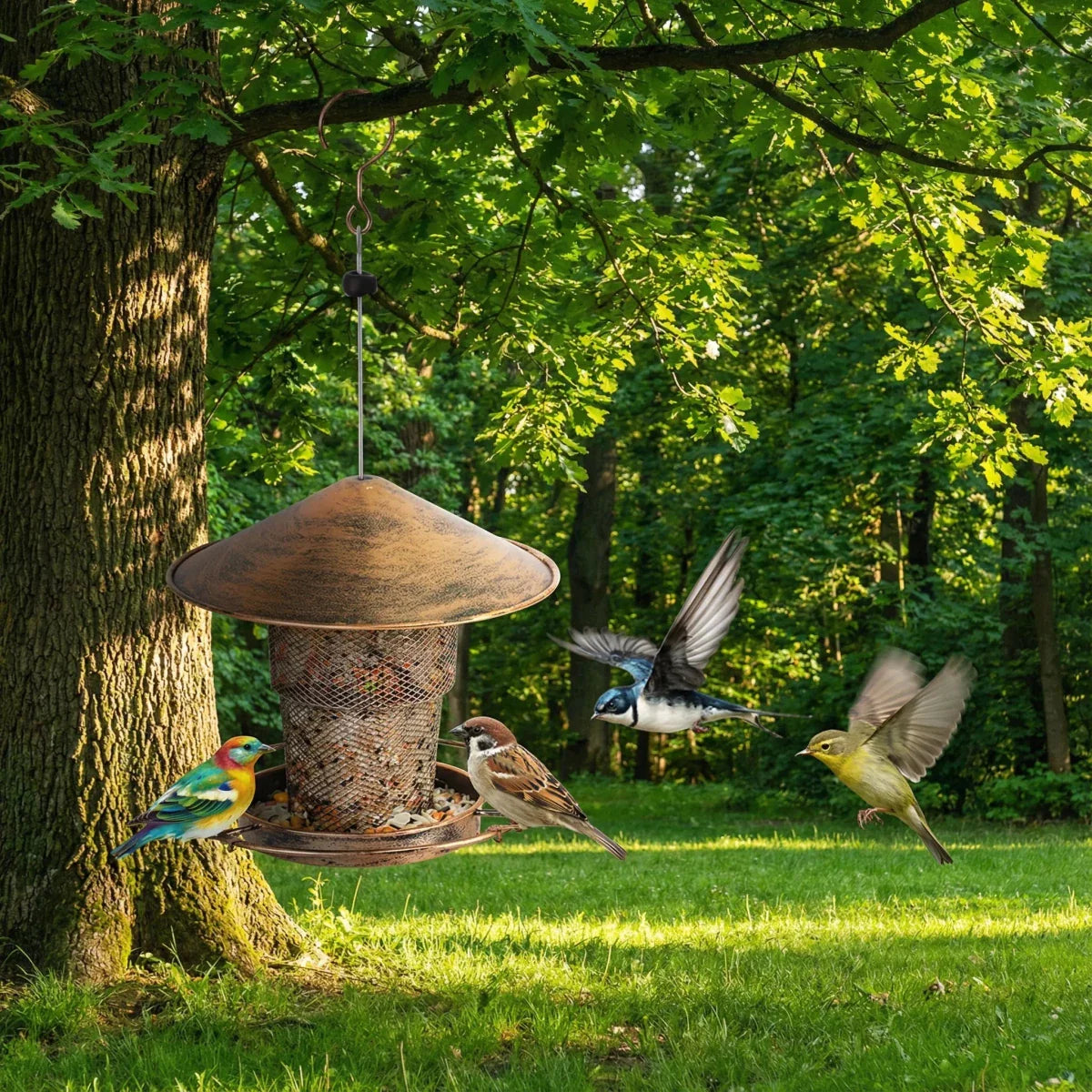 Eekhoornbestendige Vogelvoederbak