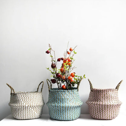 Handgemaakte Boho Plantenmand