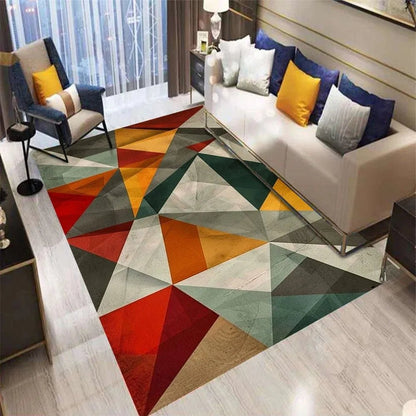 Geometrisch vloerkleed – modern kantoor kleed