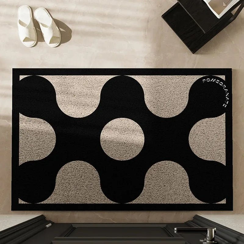 Geometrisch vloerkleed – flanellen tapijt
