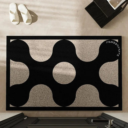 Geometrisch vloerkleed – flanellen tapijt