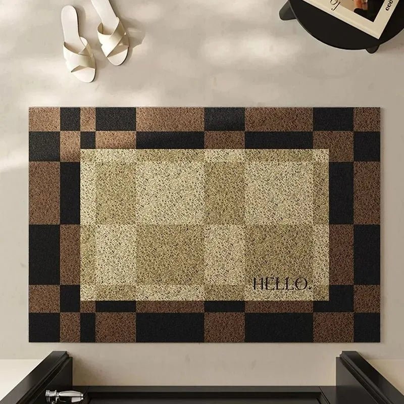 Geometrisch vloerkleed – flanellen tapijt