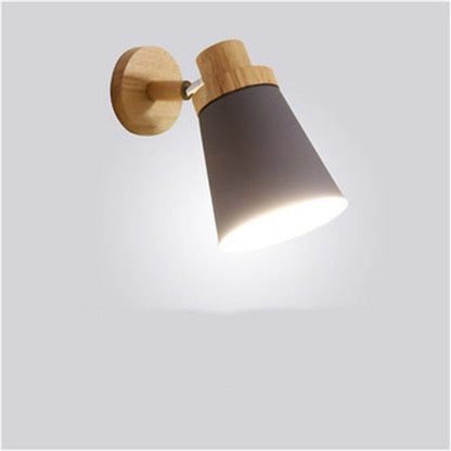 Moderne LED-Houten Slaapkamer Wandlamp