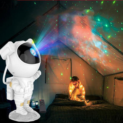 Astronaut Galaxy Projector Lamp LED Sterrenhemel Nachtlamp Kinderkamer Sfeerverlichting Starry Sky Projector