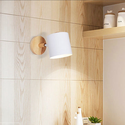 Moderne LED-Houten Slaapkamer Wandlamp