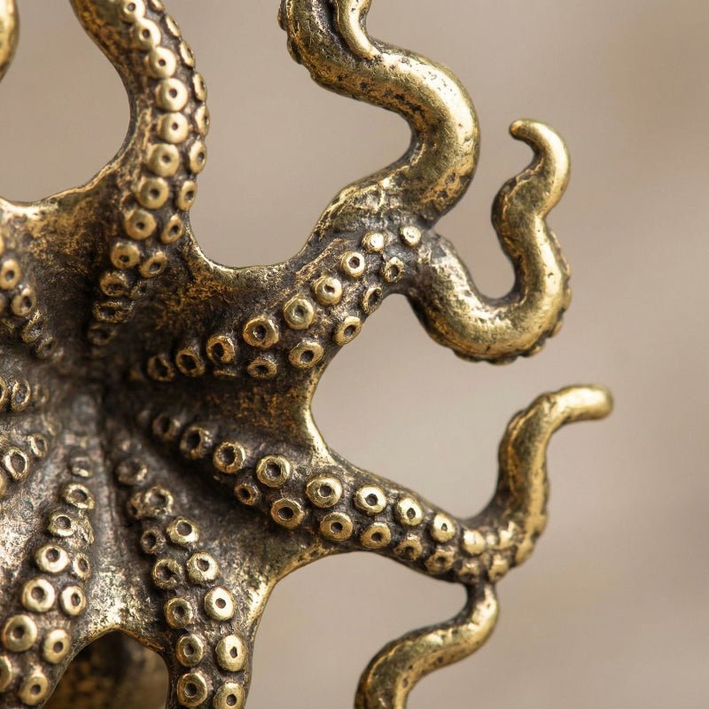 Messing Octopus Beeld