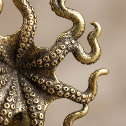 Messing Octopus Beeld
