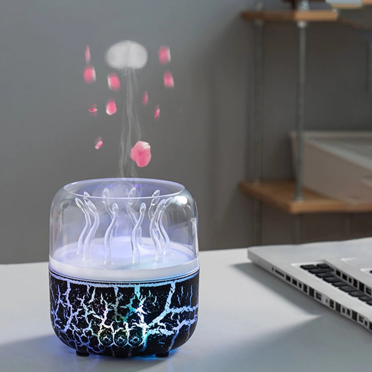 Kwallen diffuser – aroma luchtbevochtiger.