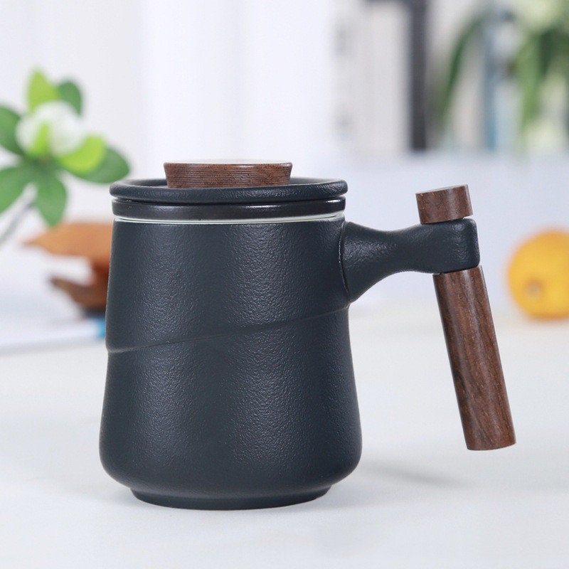 Theemok Japans Keramiek Infuser Deksel Theekop Design