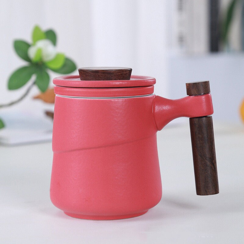 Theemok Japans Keramiek Infuser Deksel Theekop Design