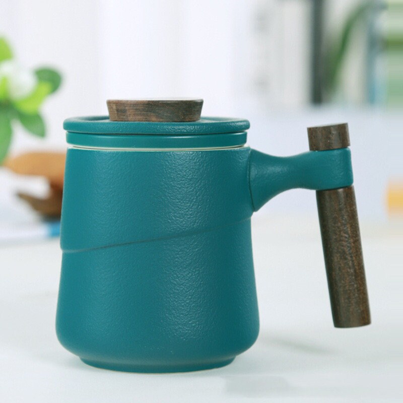 Theemok Japans Keramiek Infuser Deksel Theekop Design