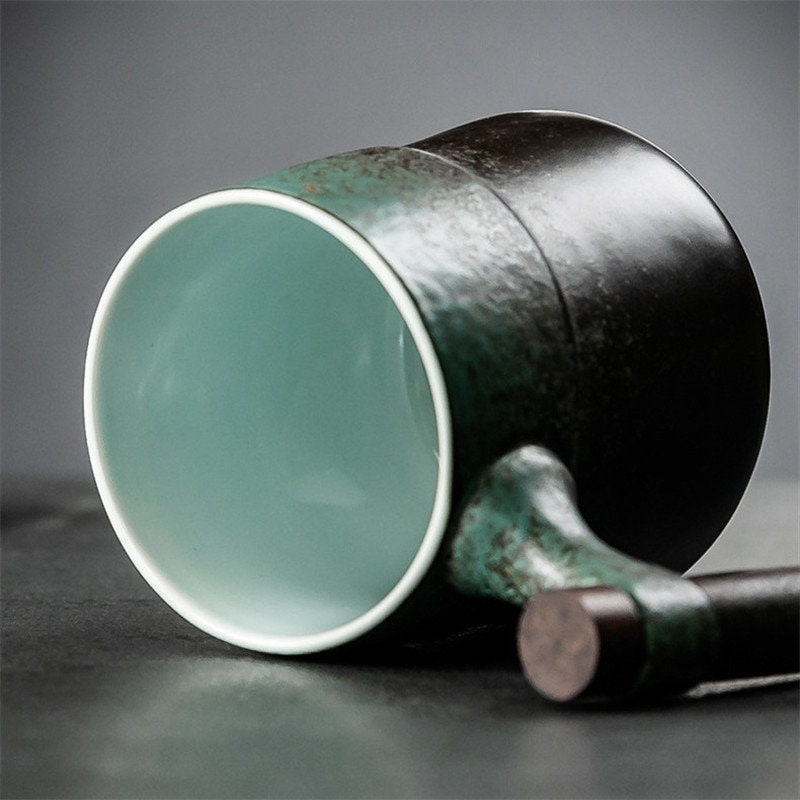 Theemok Japans Keramiek Infuser Deksel Theekop Design