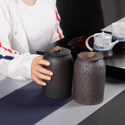 Japanse Keramische Voorraadpot