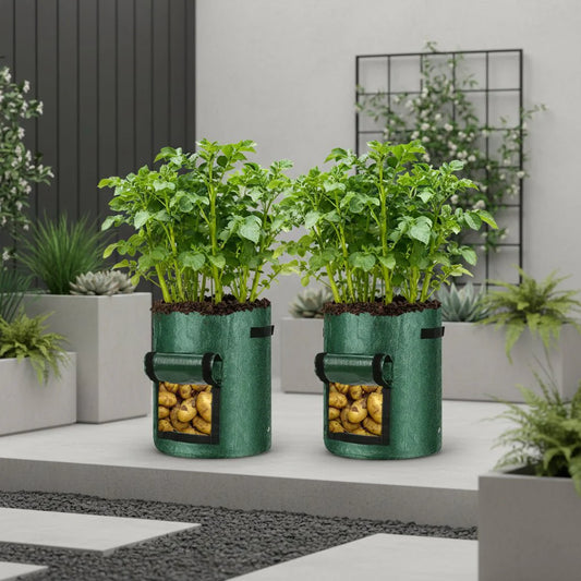 Aardappel Kweekzak Set – Voor Optimale Afwatering en Teelt