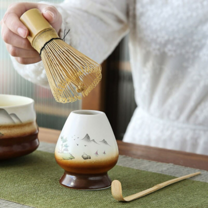 Matcha Set Japanse Theeset Bamboe Garde Kom Starter Set