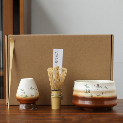 Matcha Set Japanse Theeset Bamboe Garde Kom Starter Set