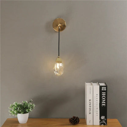 GrandeurGlimmer - Moderne Kristallen Wandlamp