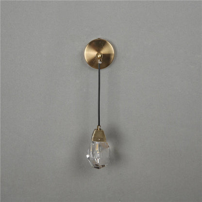 GrandeurGlimmer - Moderne Kristallen Wandlamp